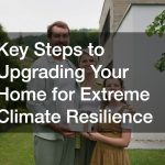 Key Steps to Upgrading Your Home for Extreme Climate Resilience